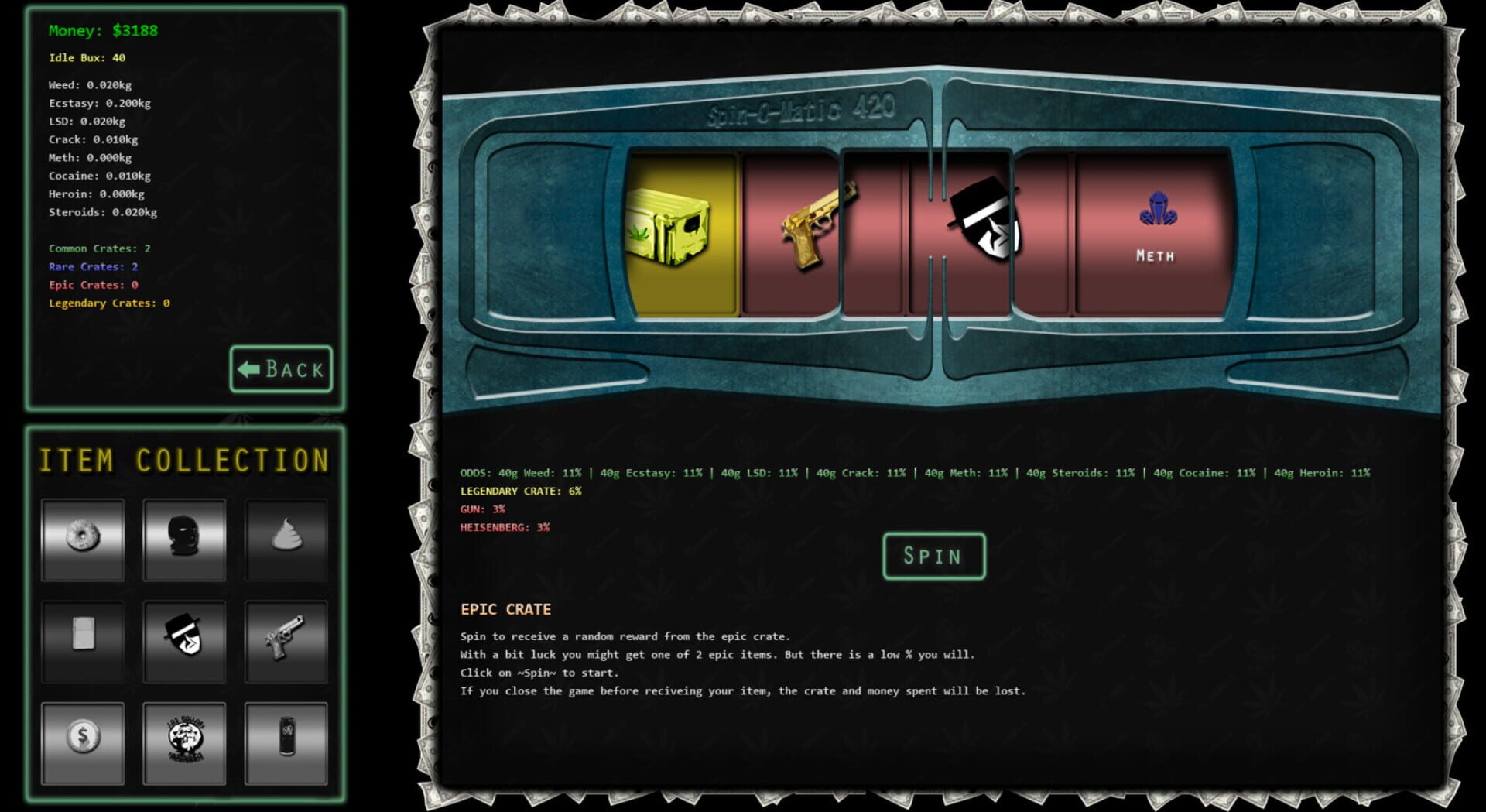 Drugs and Crime Idle - Screenshot