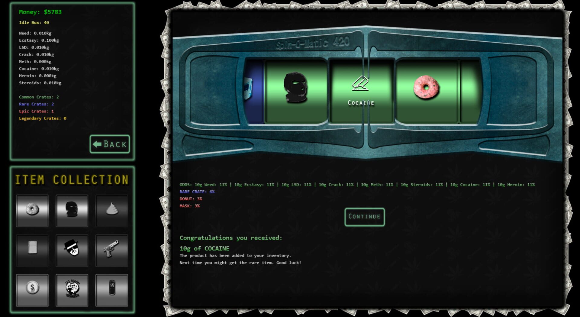 Drugs and Crime Idle - Screenshot