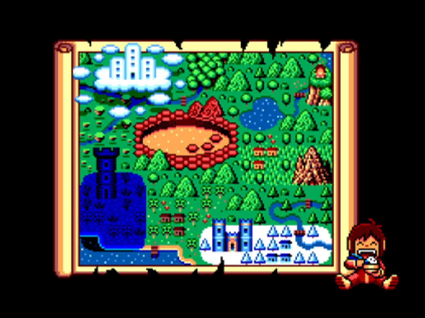 Captura de pantalla - Alex Kidd 3: Curse in Miracle World