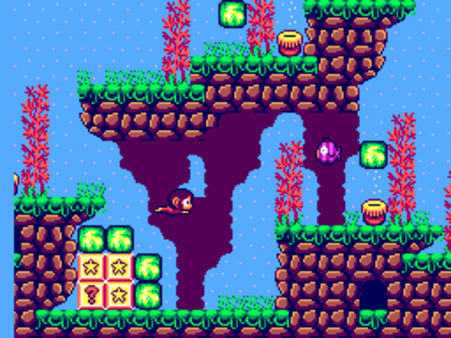 Alex Kidd 3: Curse in Miracle World screenshot