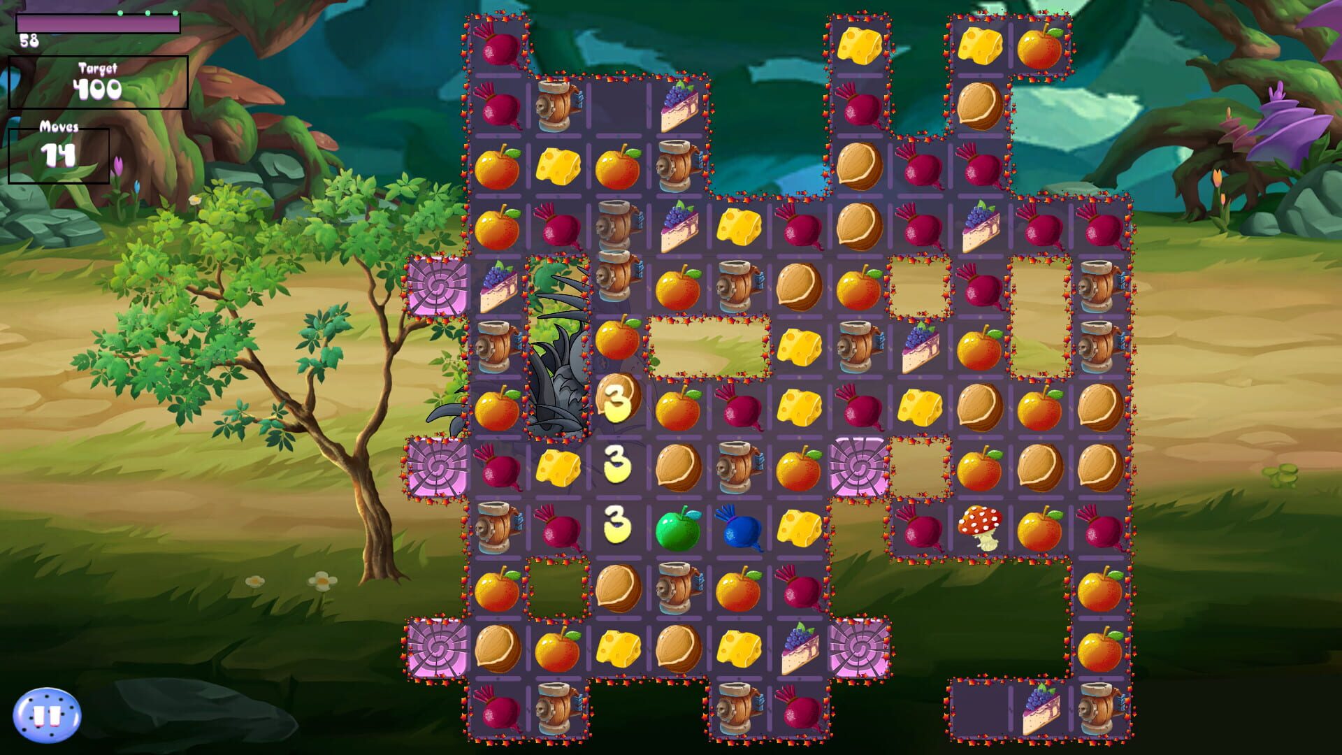 Thrice in a row: A new adventure - Screenshot