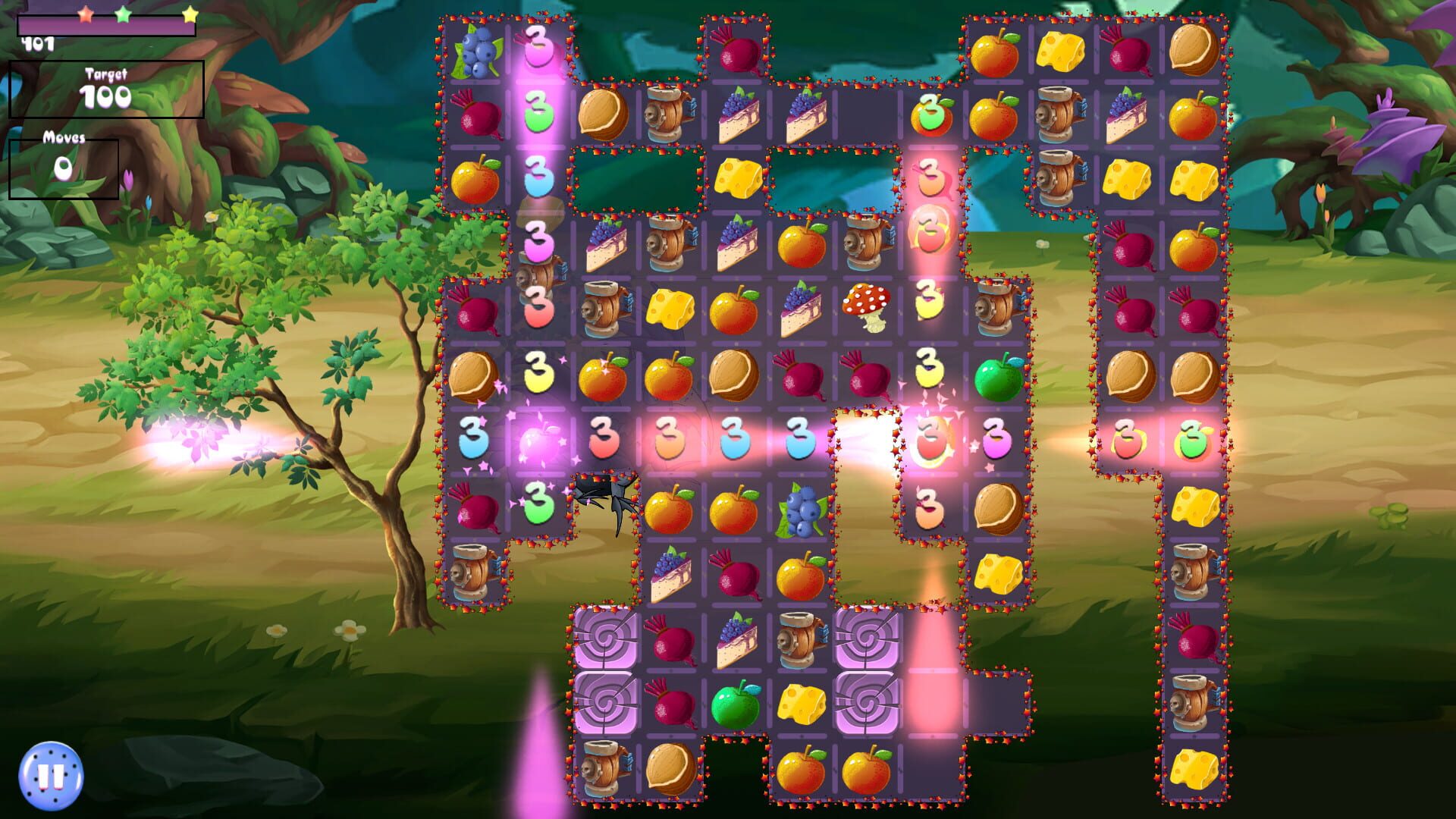 Thrice in a row: A new adventure - Screenshot