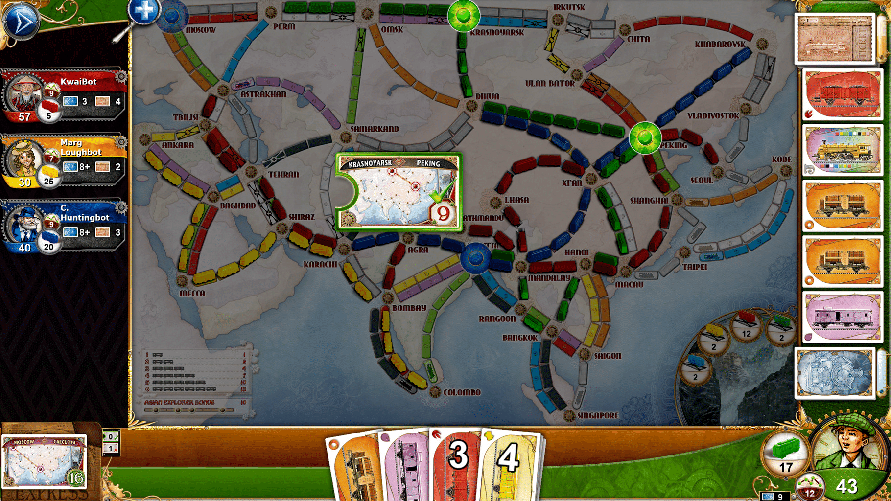 Ticket to Ride: Legendary Asia screenshot