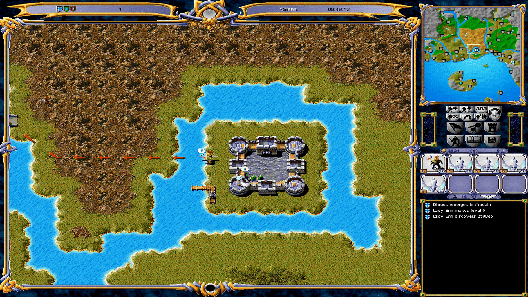 Warlords III: Darklords Rising screenshot