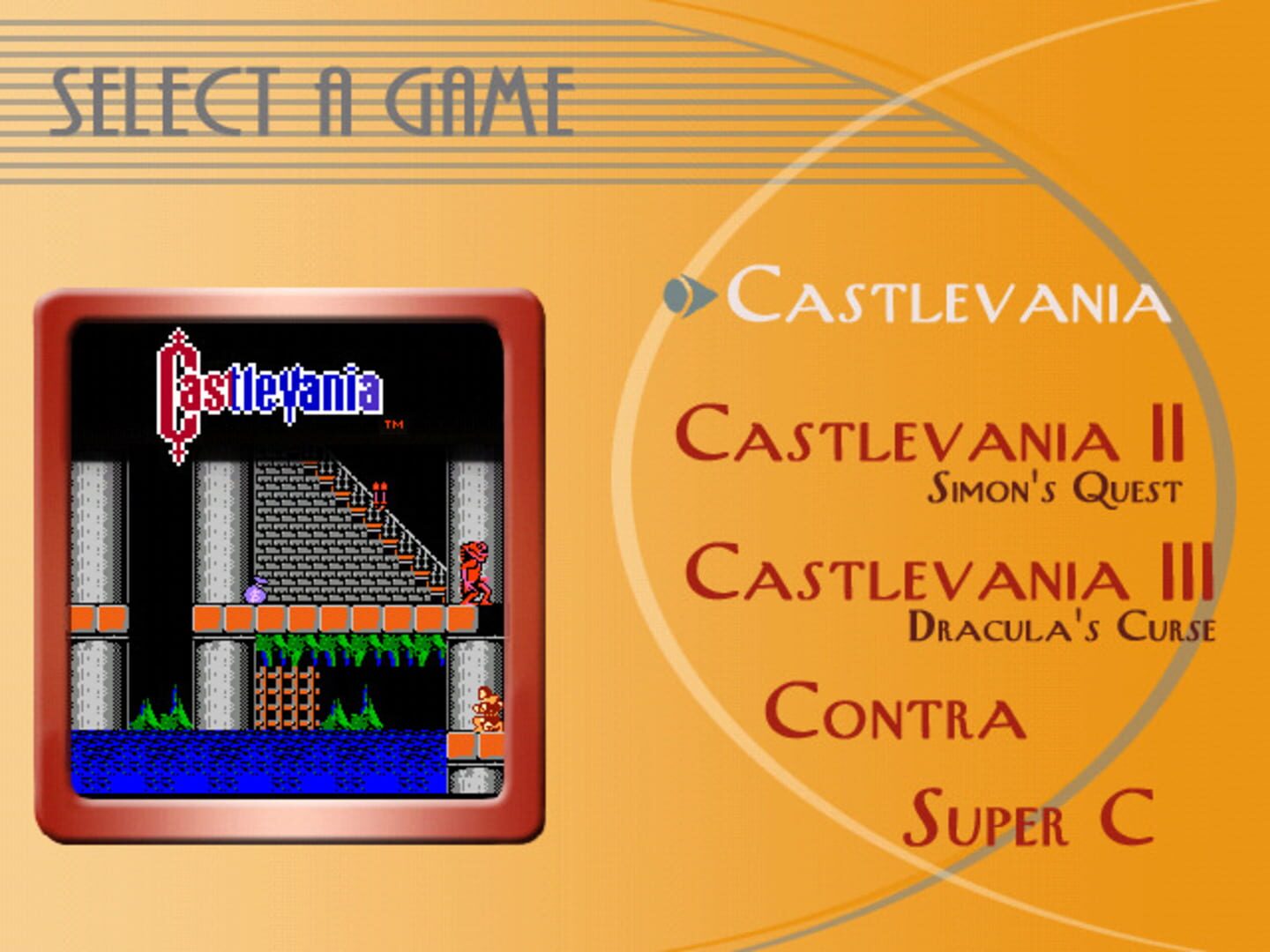 Captura de pantalla - Konami Collector's Series: Castlevania & Contra