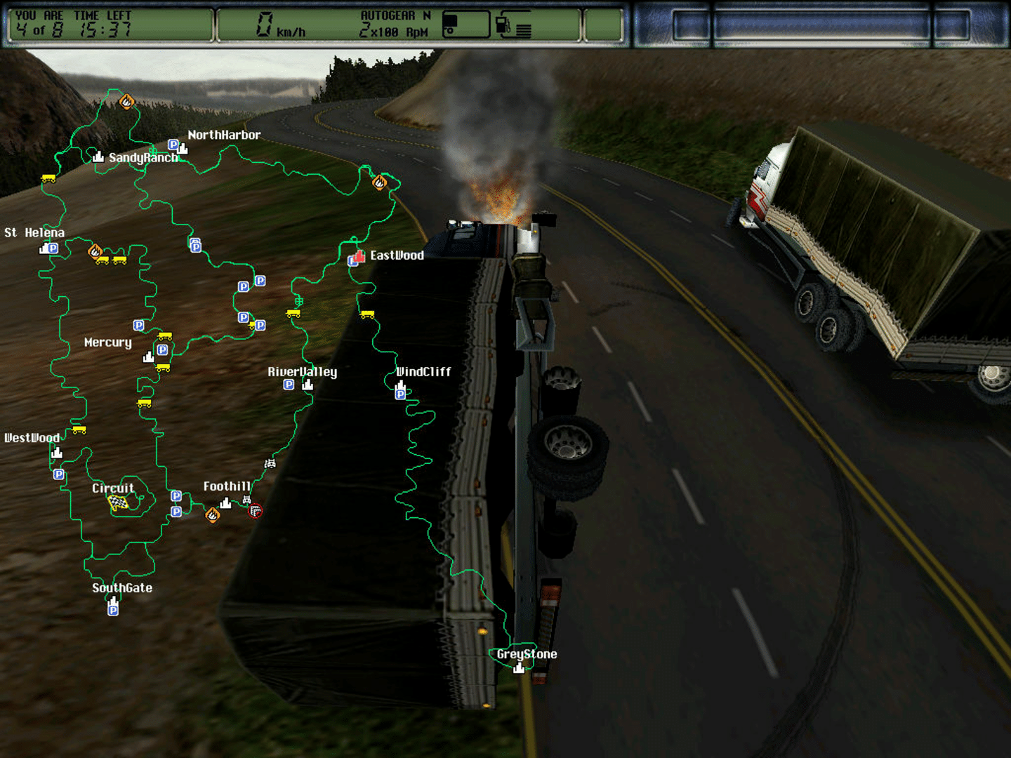 Hard Truck 2: King of the Road screenshot