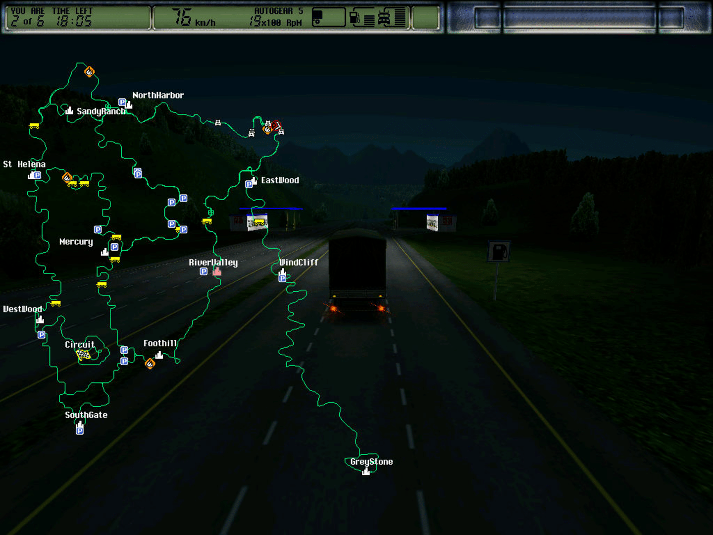 Hard Truck 2: King of the Road screenshot