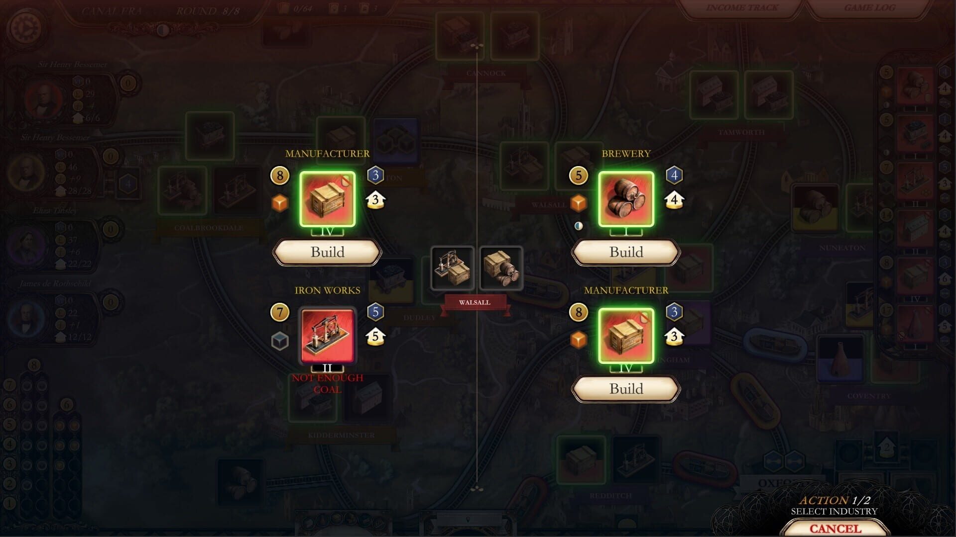 Brass: Birmingham - Screenshot