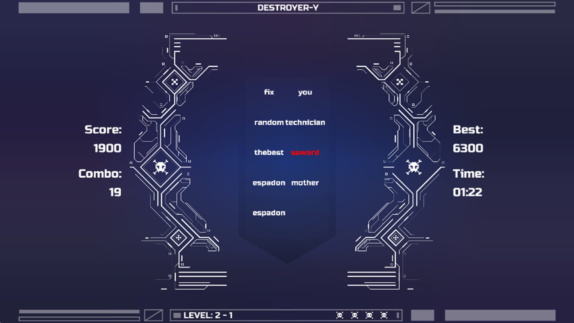 xTypeVersus - Screenshot
