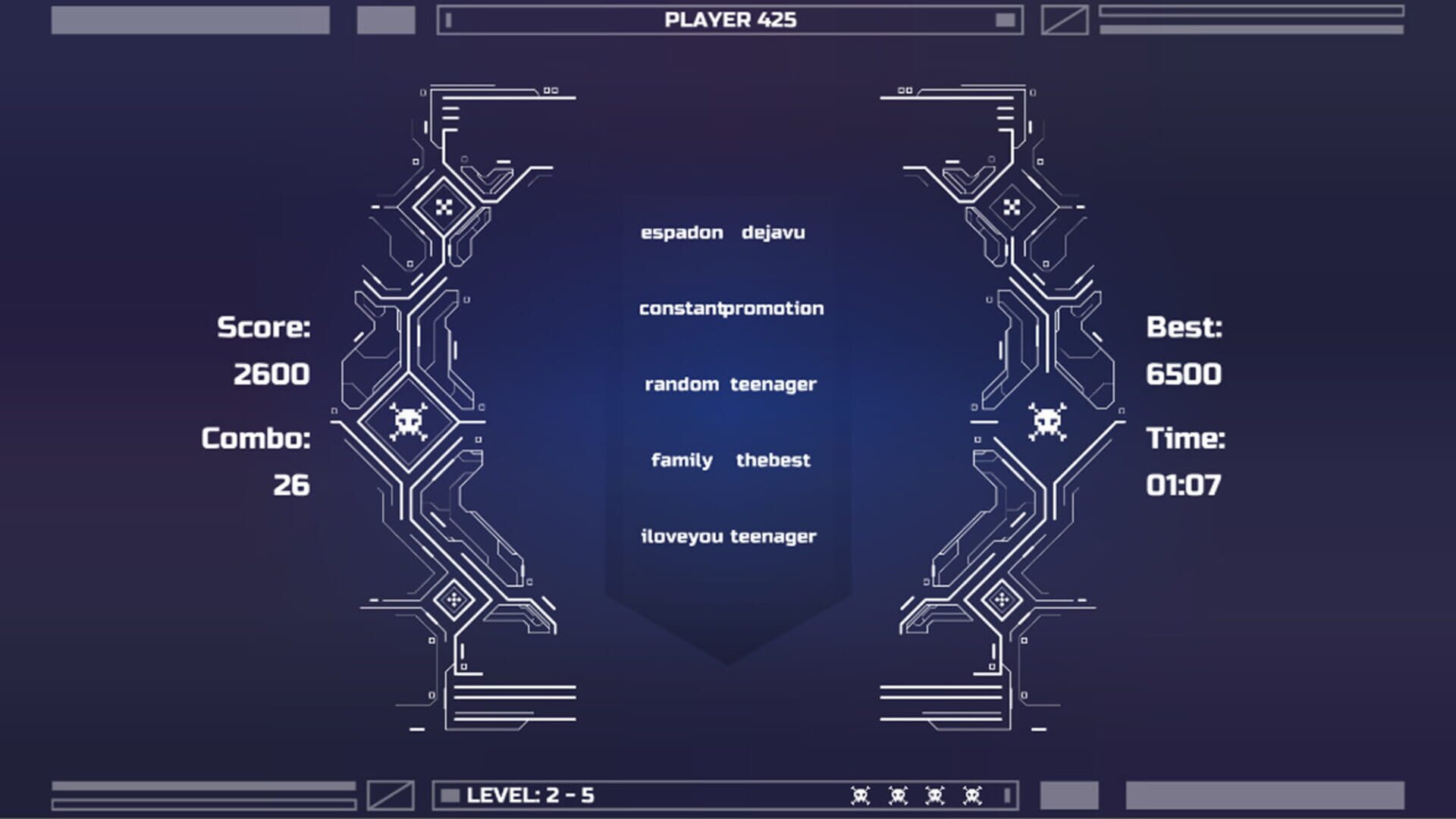 xTypeVersus - Screenshot