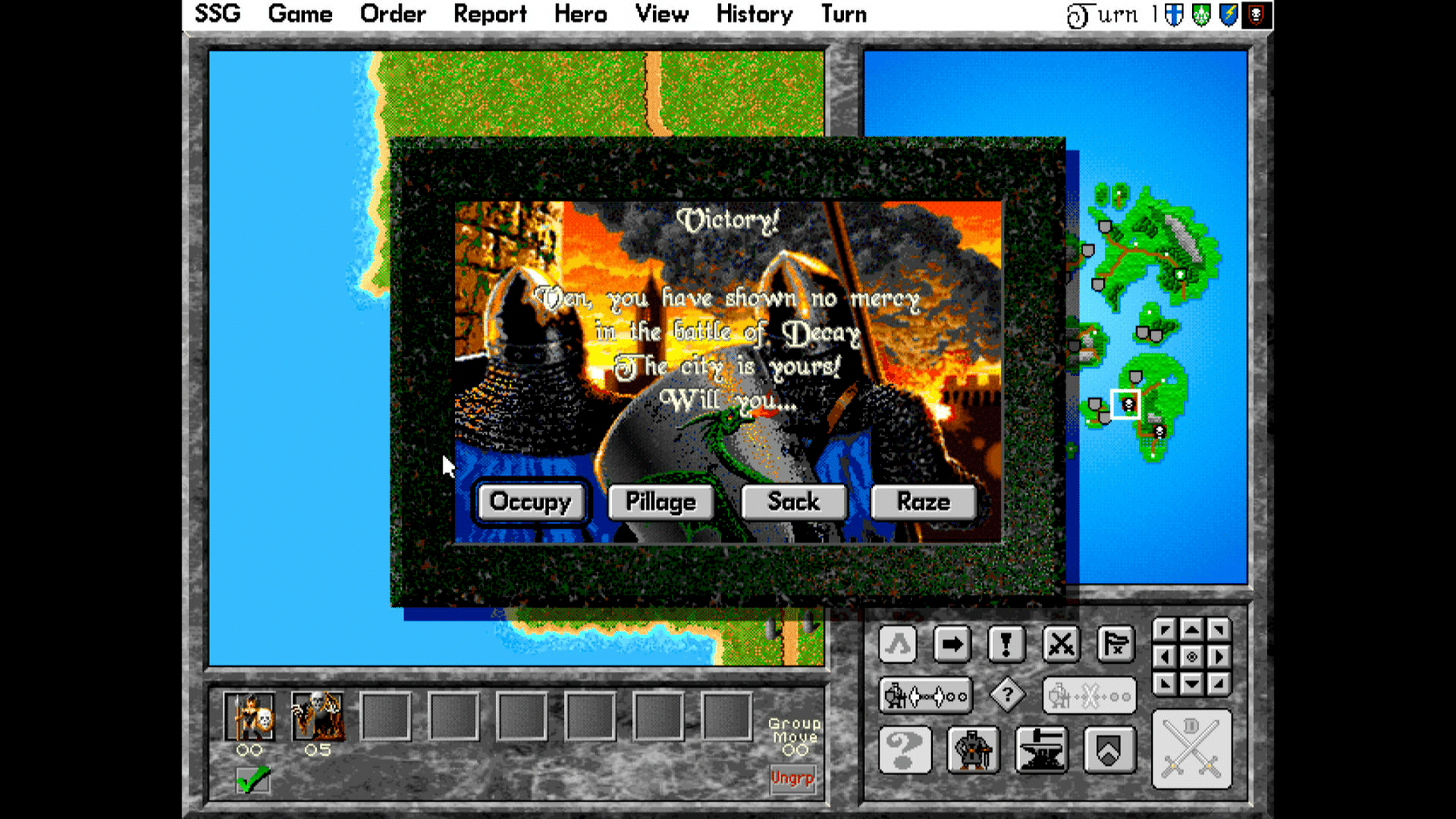 Warlords I + II screenshot