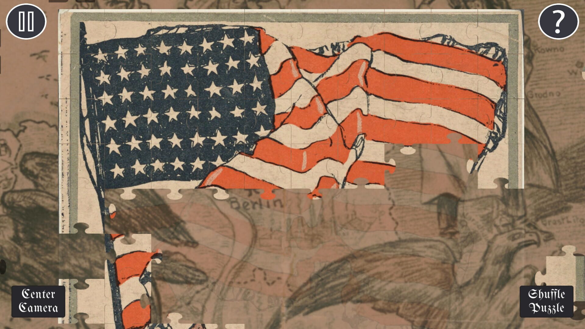 Historical Jigsaw Puzzle: World War I - Screenshot