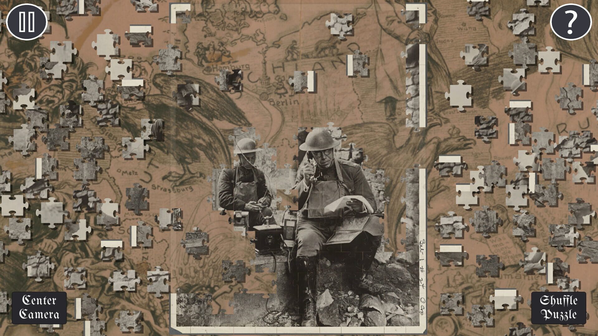 Historical Jigsaw Puzzle: World War I - Screenshot