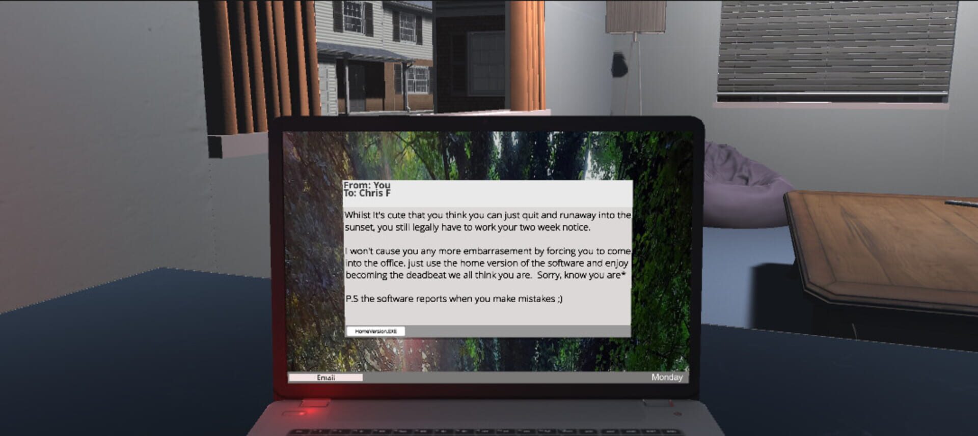 Resigned - Screenshot