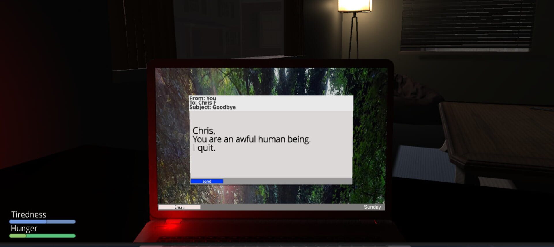 Resigned - Screenshot