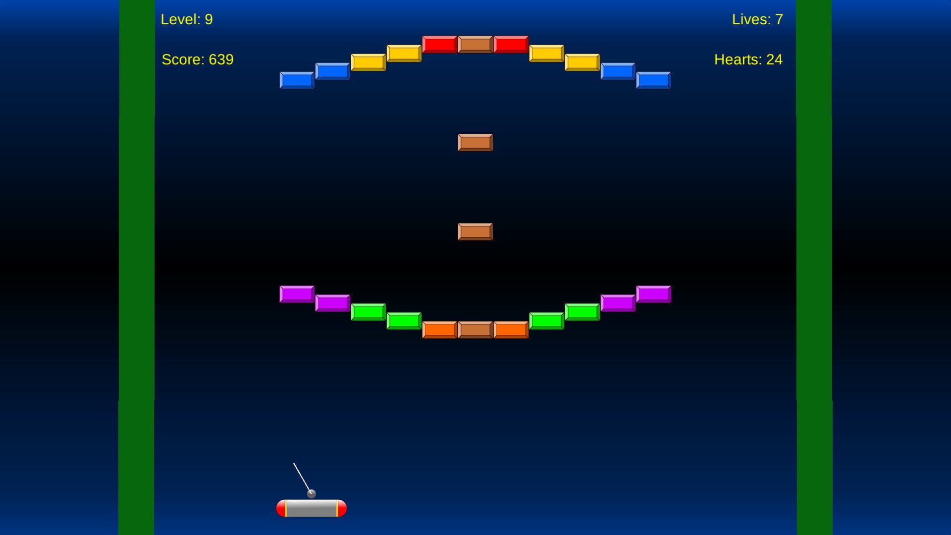 Brick Breaker Heart Collector - Screenshot