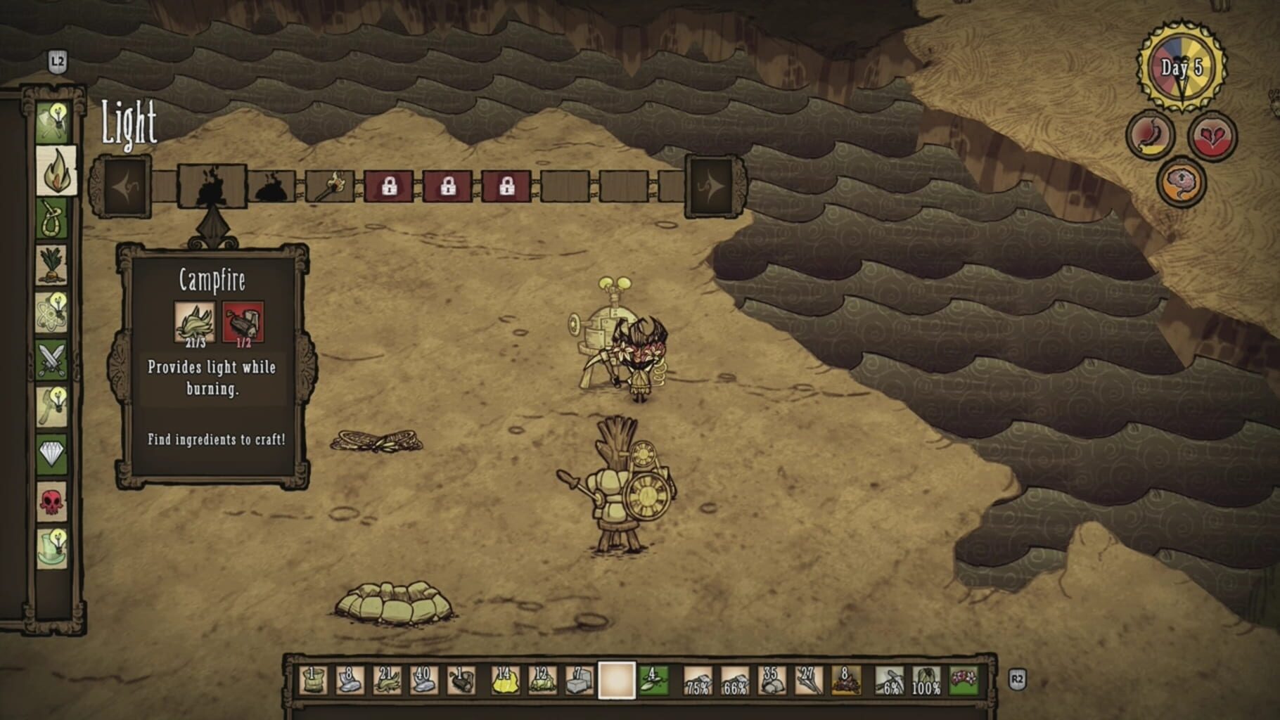 Captura de pantalla - Don't Starve: Console Edition