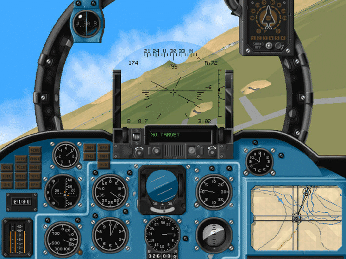 HIND: The Russian Combat Helicopter Simulation screenshot