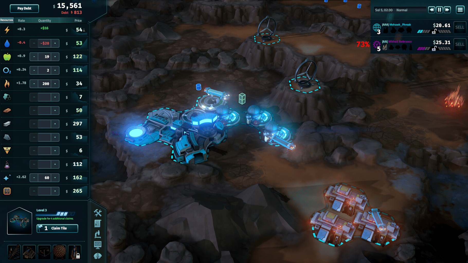 Offworld Trading Company: Blue Chip Ventures screenshot