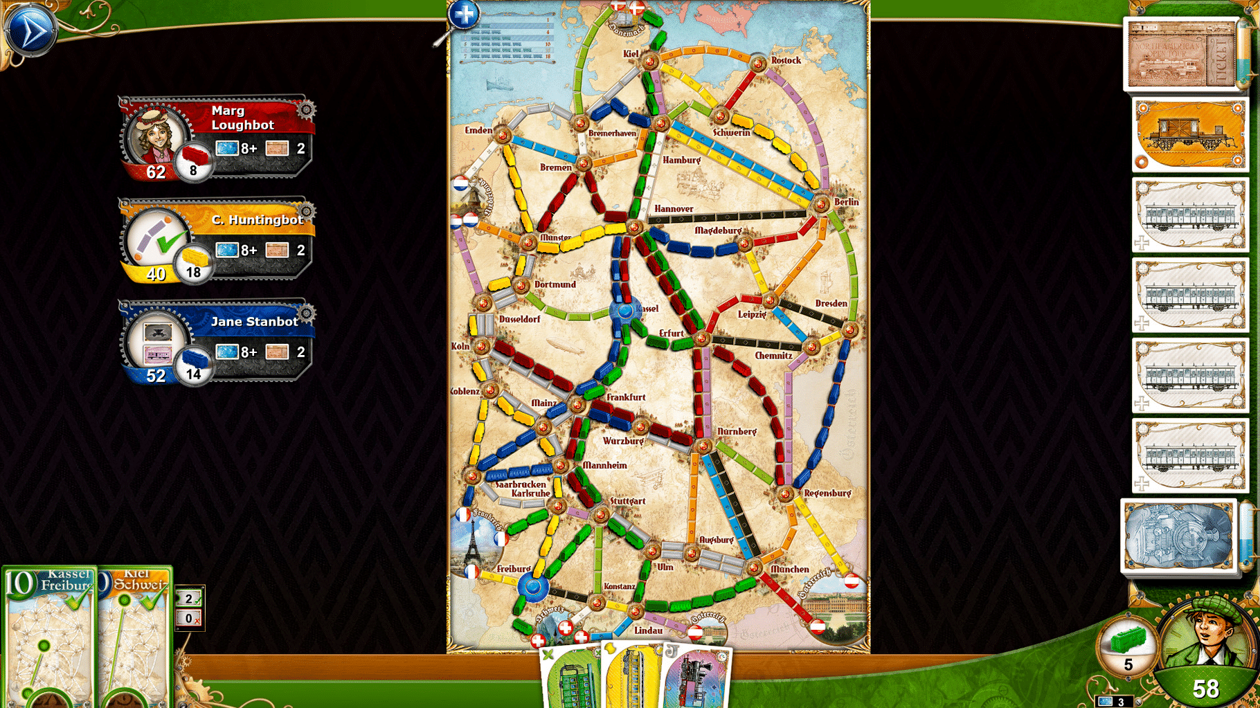 Ticket to Ride: Germany screenshot