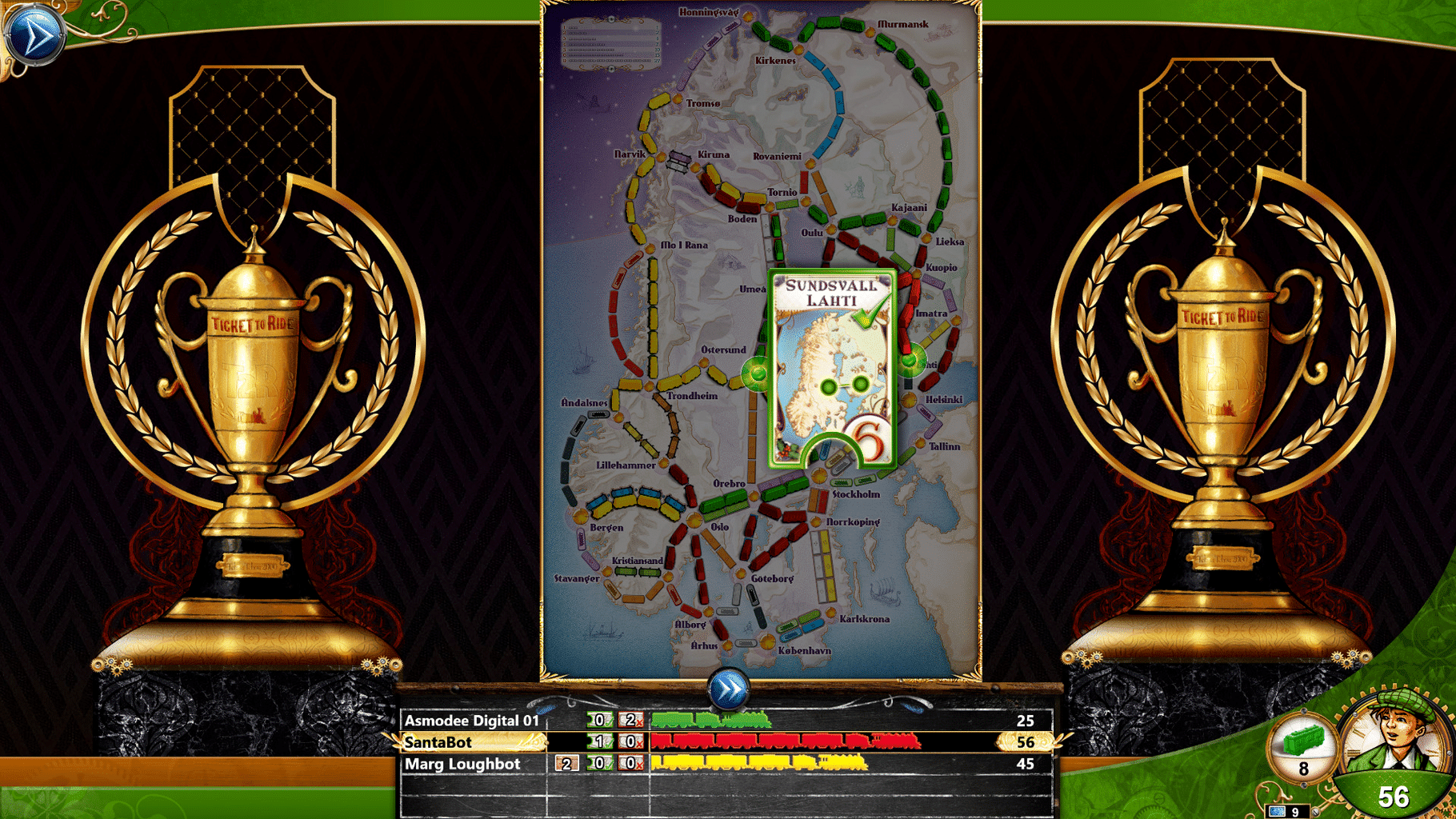 Ticket to Ride: Nordic Countries screenshot