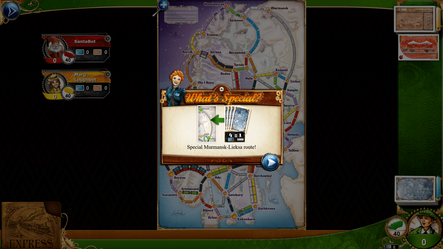 Ticket to Ride: Nordic Countries screenshot