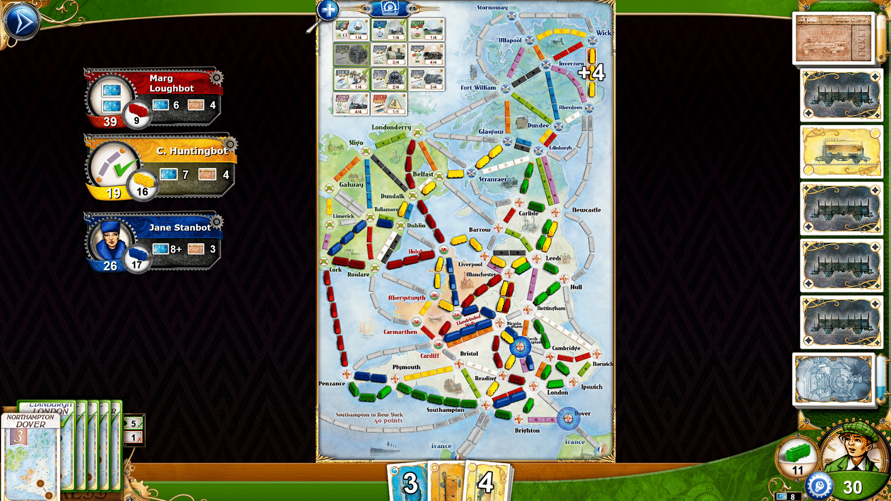 Ticket to Ride: United Kingdom screenshot