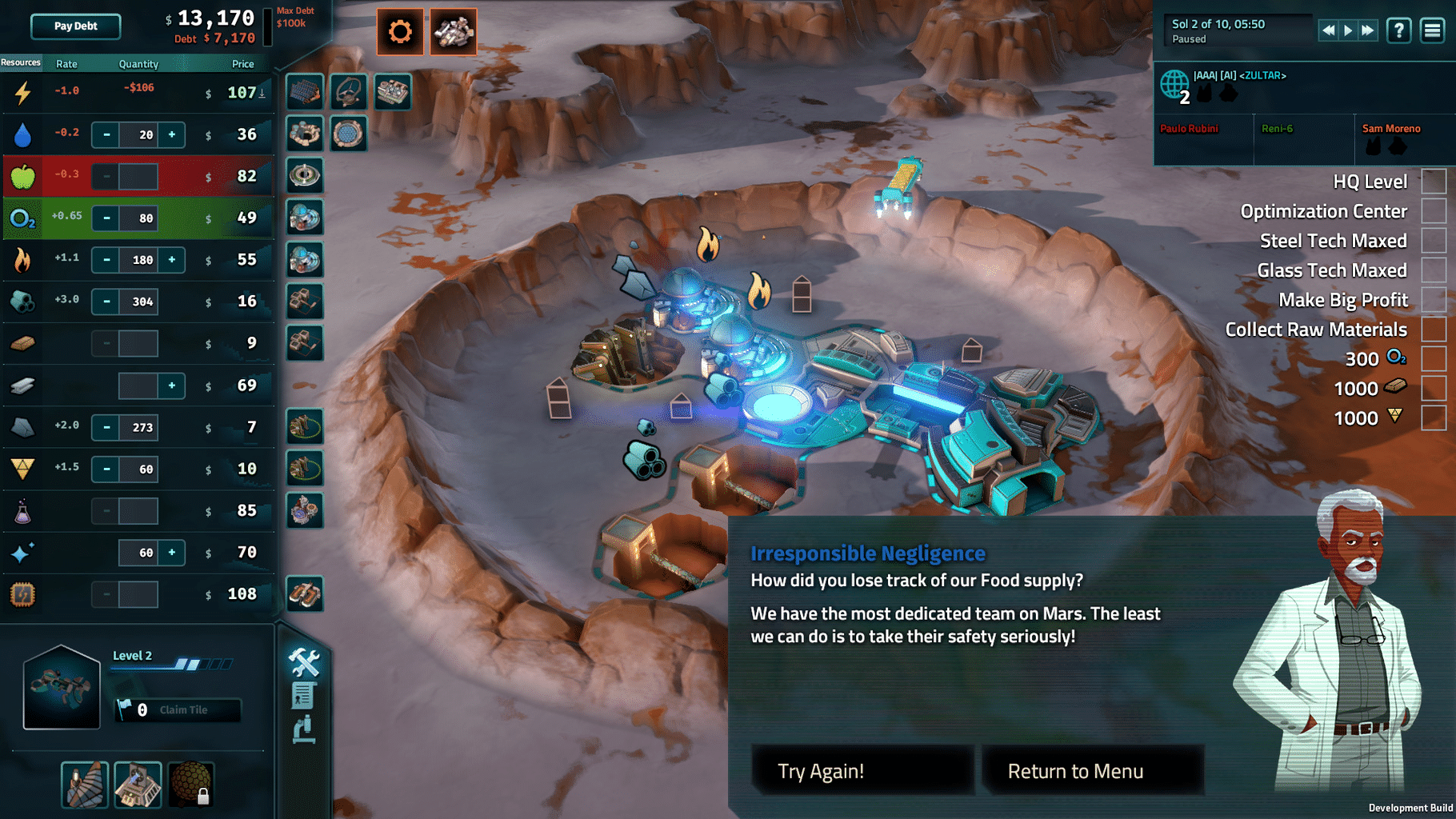 Offworld Trading Company: Limited Supply screenshot