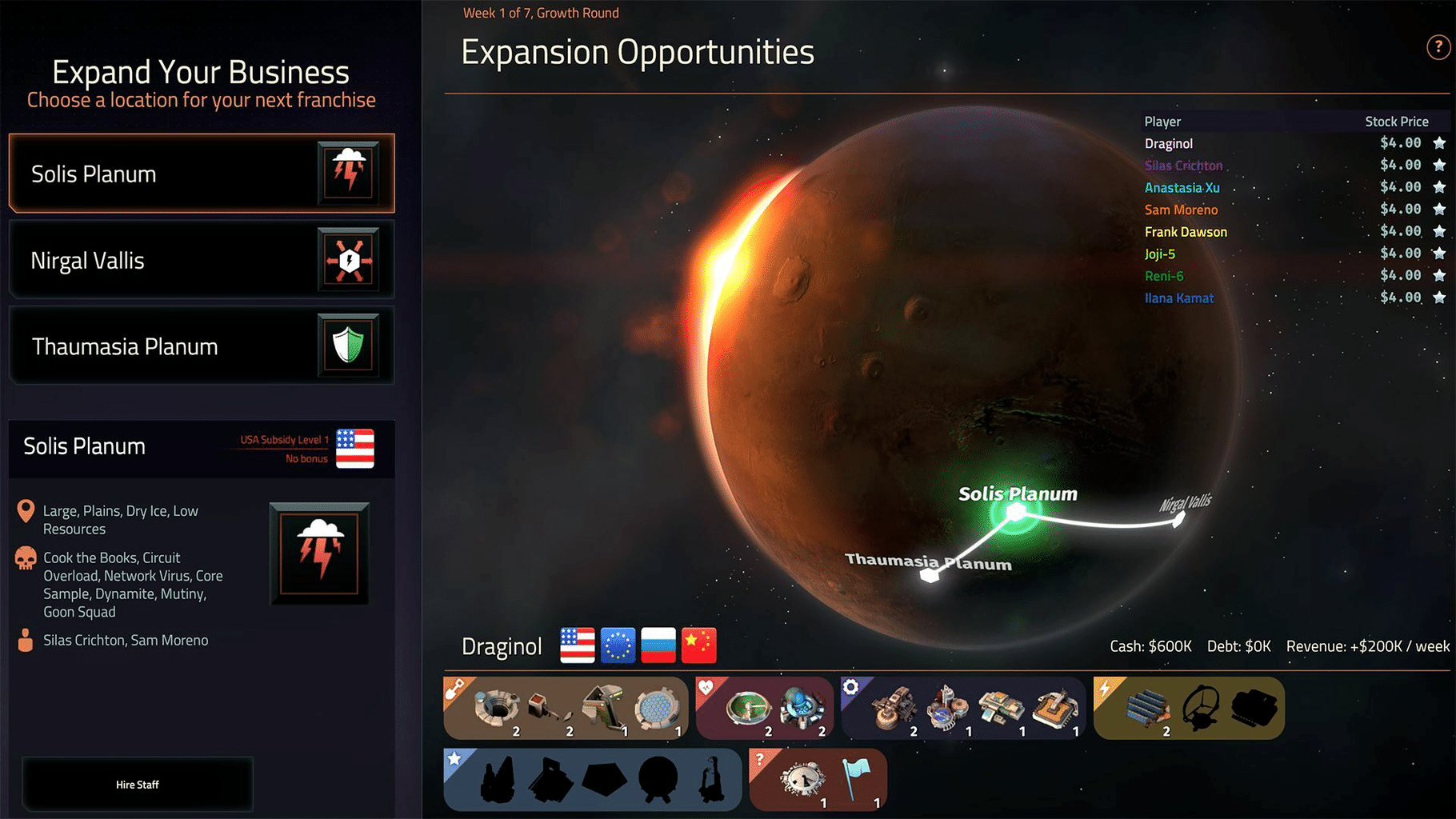 Offworld Trading Company: Ceres Initiative screenshot