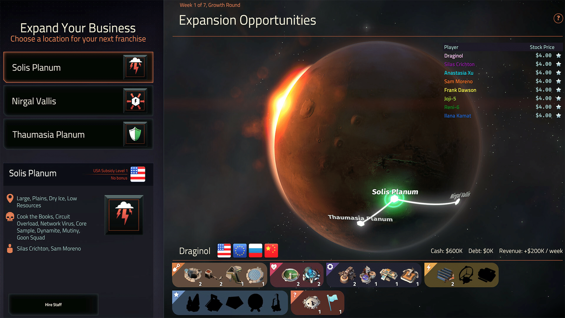 Offworld Trading Company: Almanac screenshot