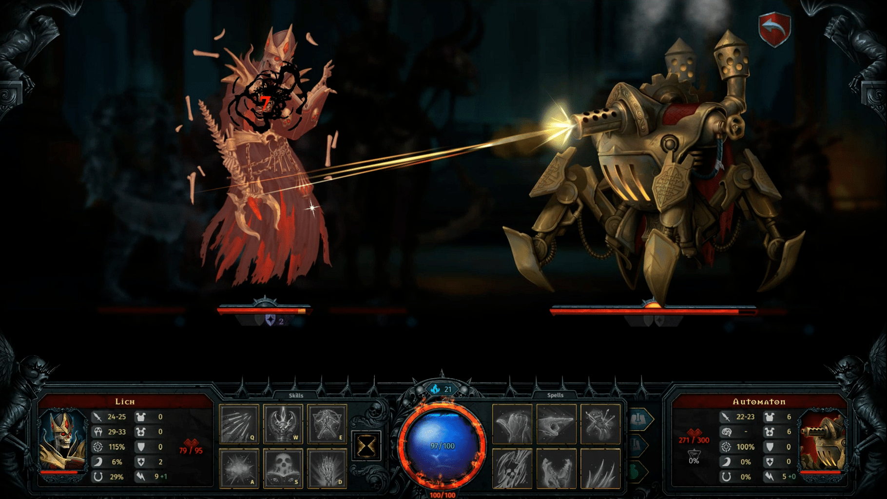 Iratus: Lord of the Dead - Wrath of the Necromancer screenshot