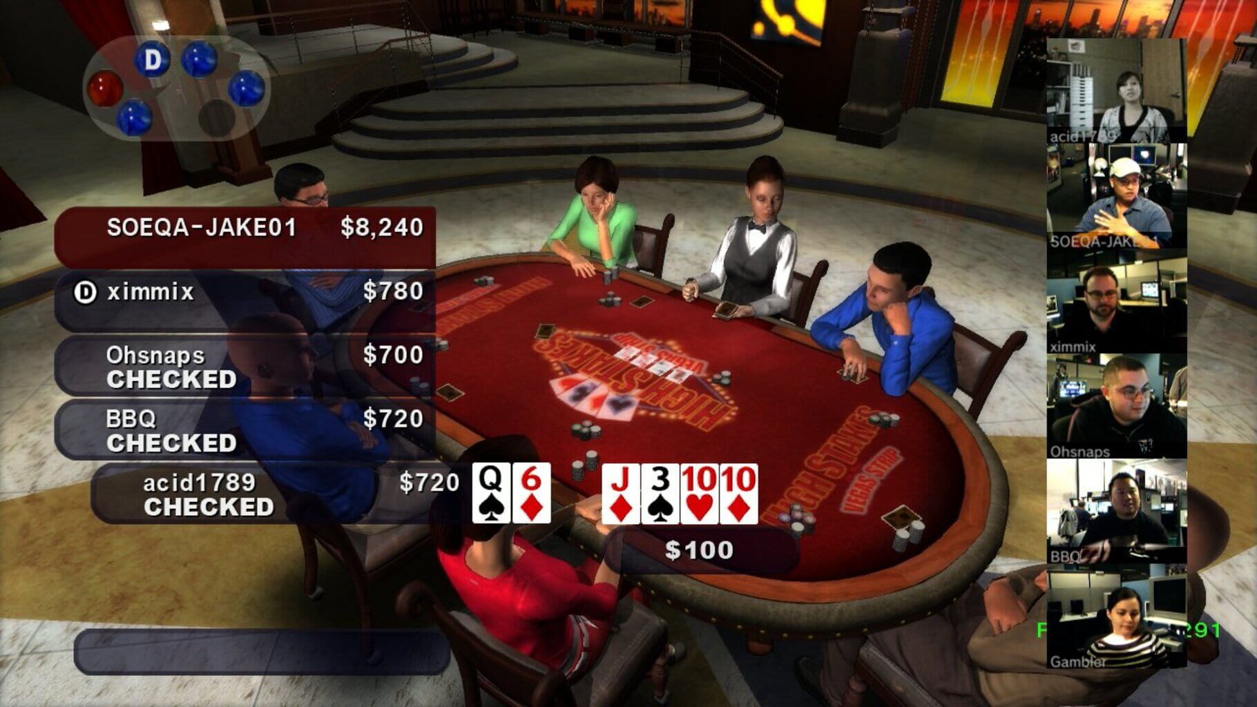 Captura de pantalla - High Stakes on the Vegas Strip: Poker Edition