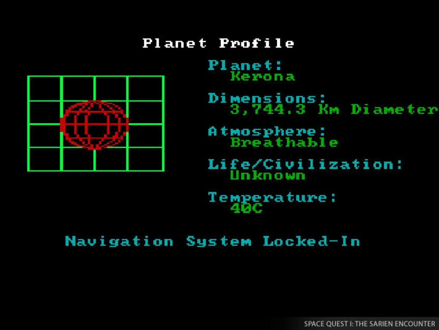 Captura de pantalla - Space Quest II: Vohaul's Revenge