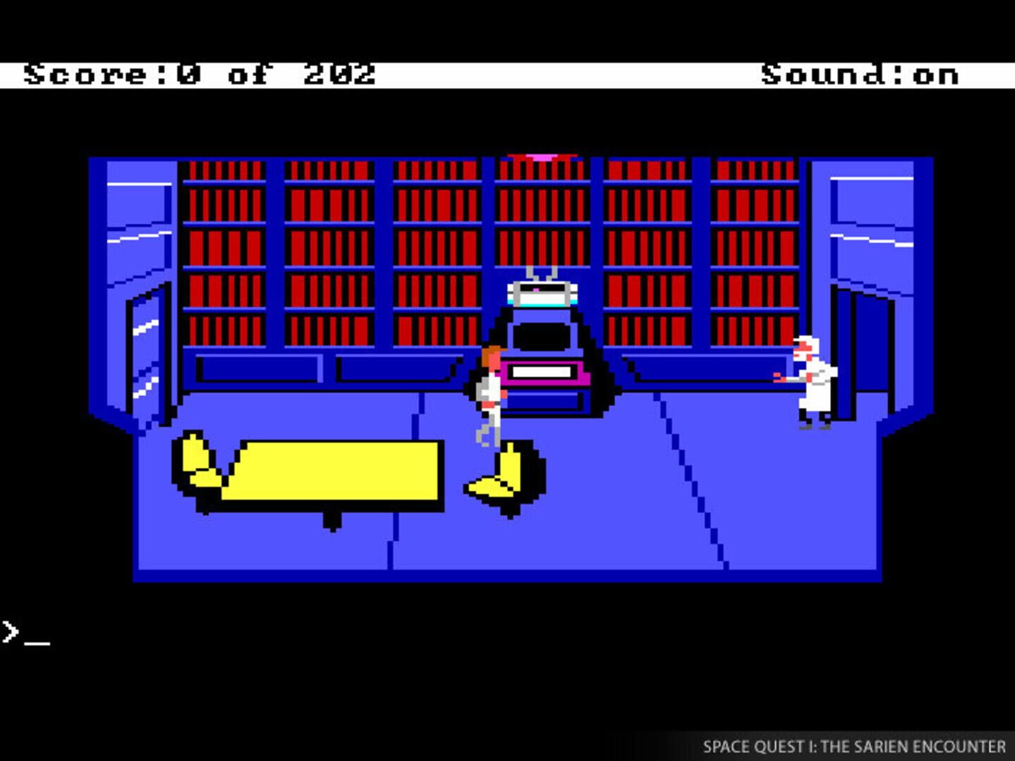 Captura de pantalla - Space Quest II: Vohaul's Revenge