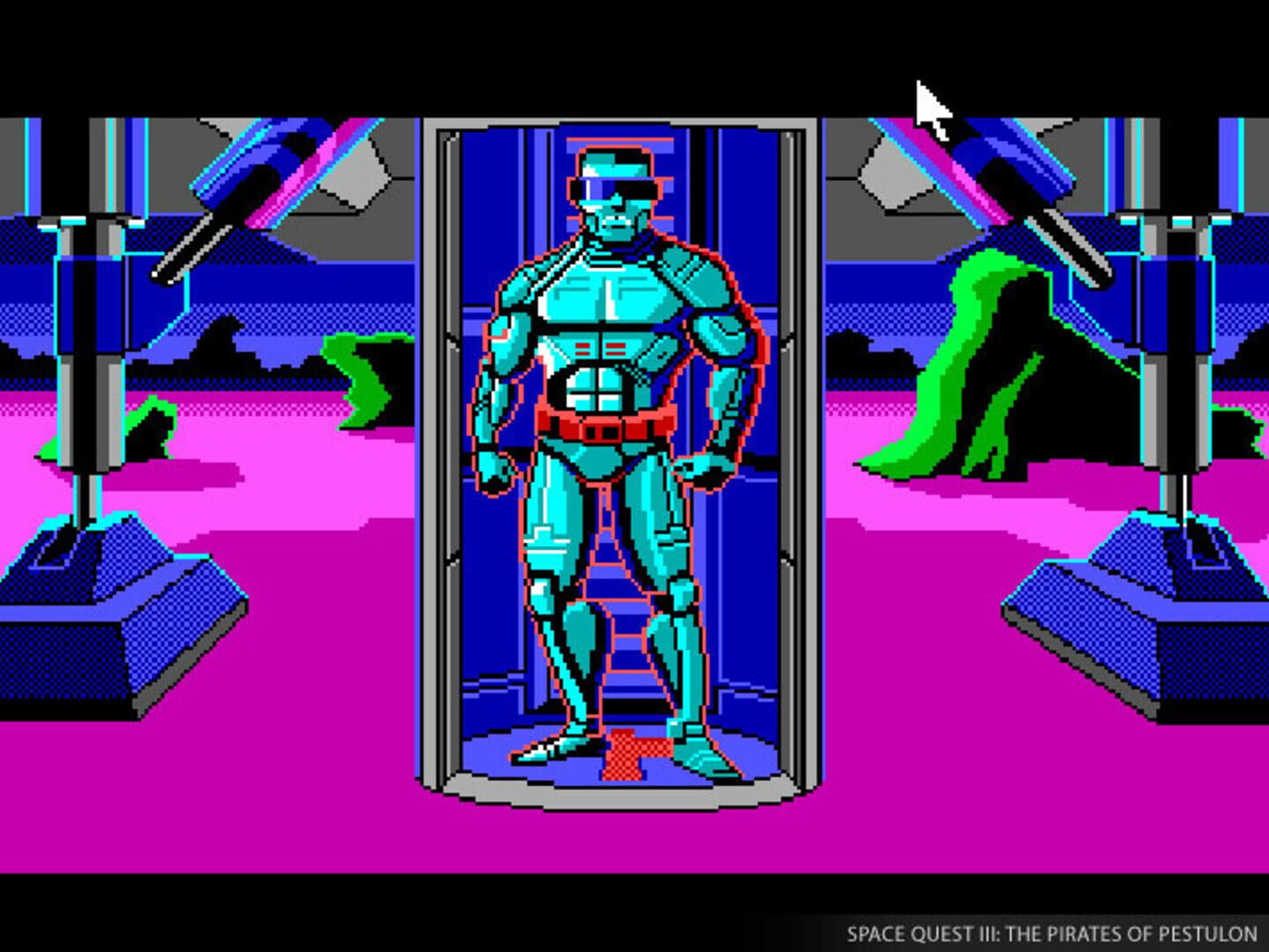 Captura de pantalla - Space Quest II: Vohaul's Revenge