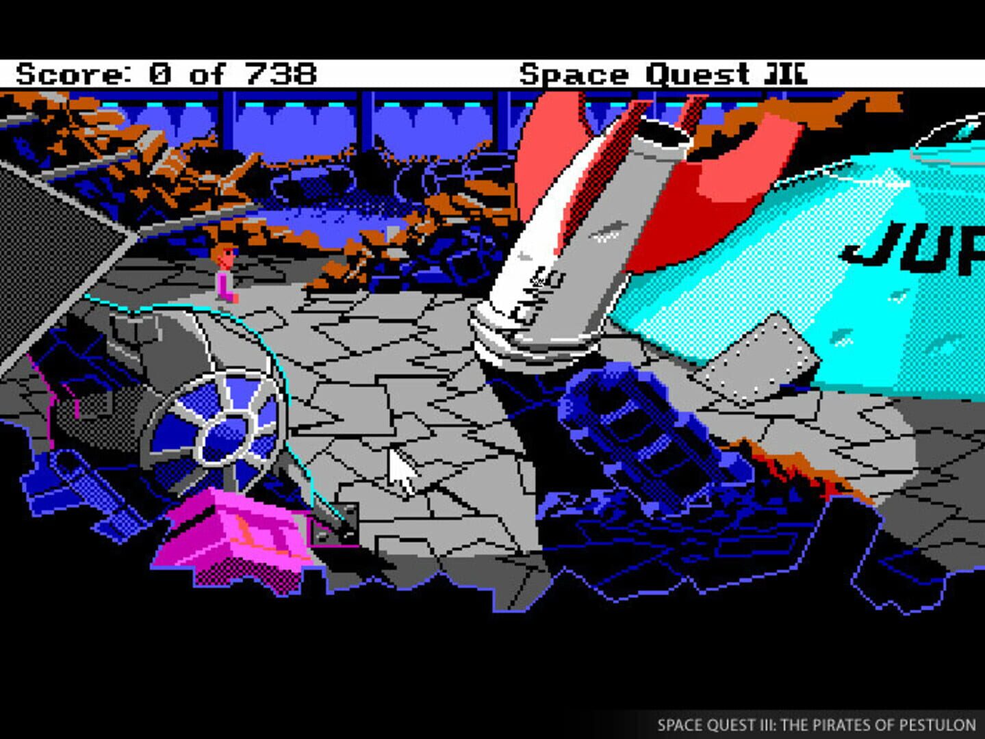 Captura de pantalla - Space Quest II: Vohaul's Revenge