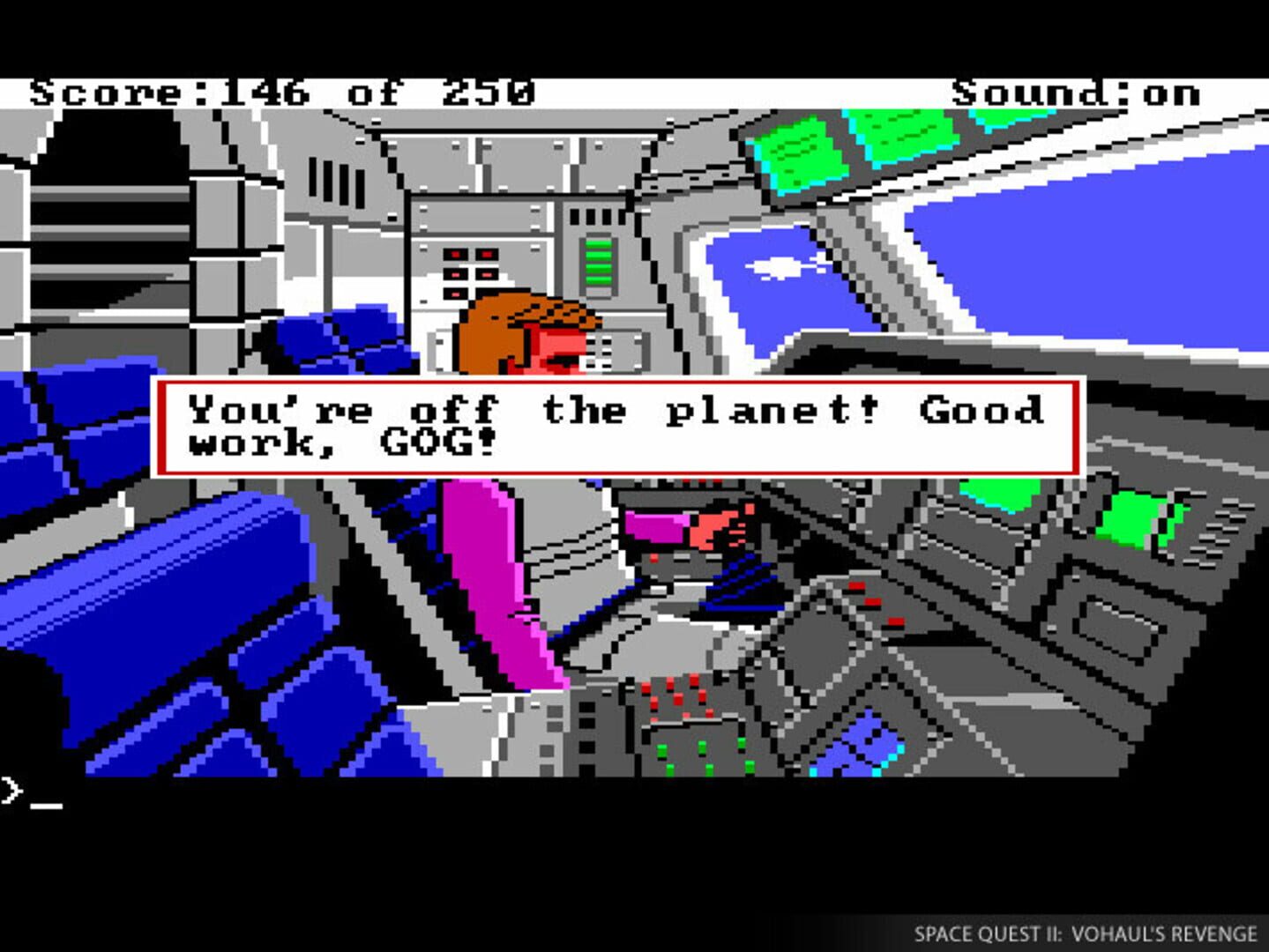 Captura de pantalla - Space Quest II: Vohaul's Revenge