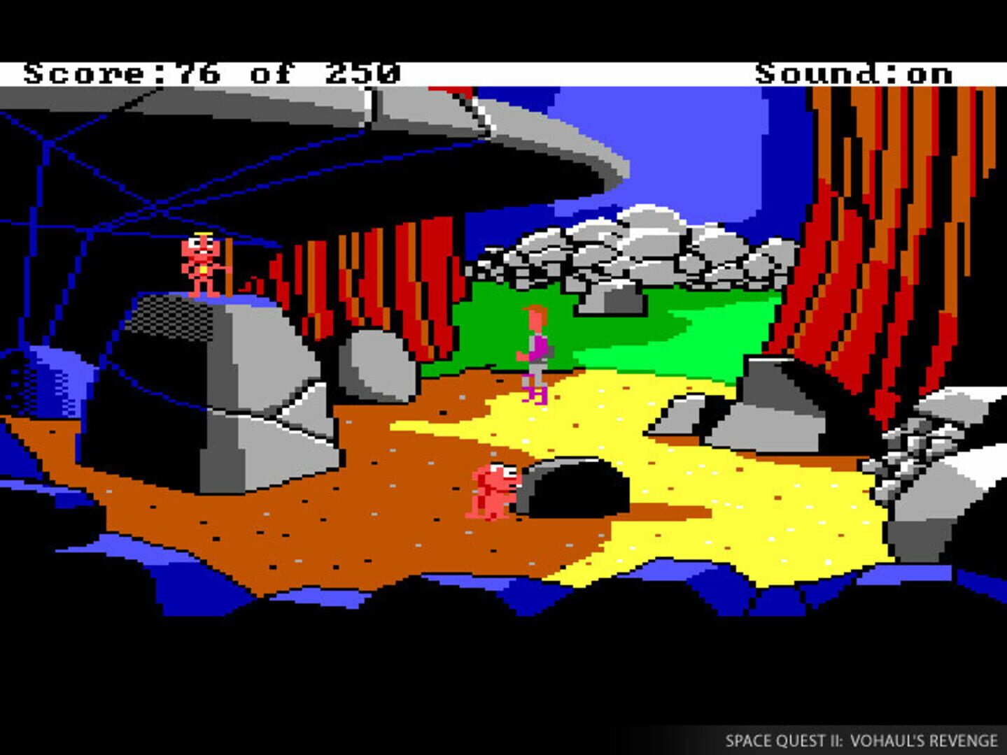 Captura de pantalla - Space Quest II: Vohaul's Revenge