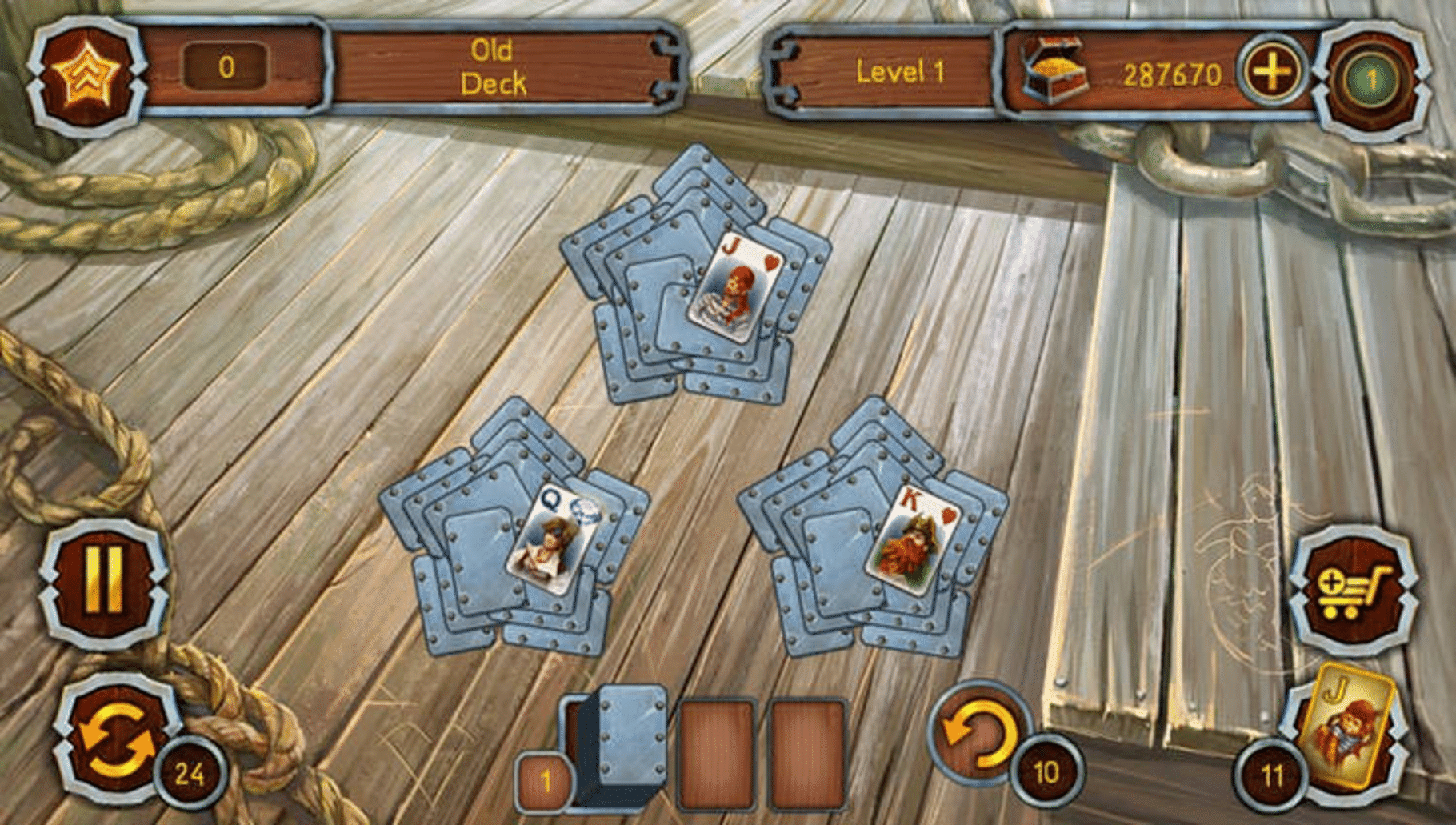 Pirate Solitaire screenshot