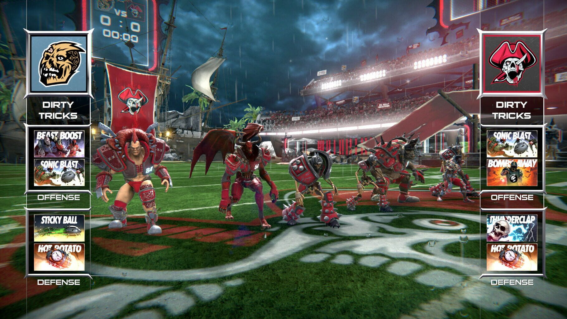 Captura de pantalla - Mutant Football League: Terror Bay Mutantneers