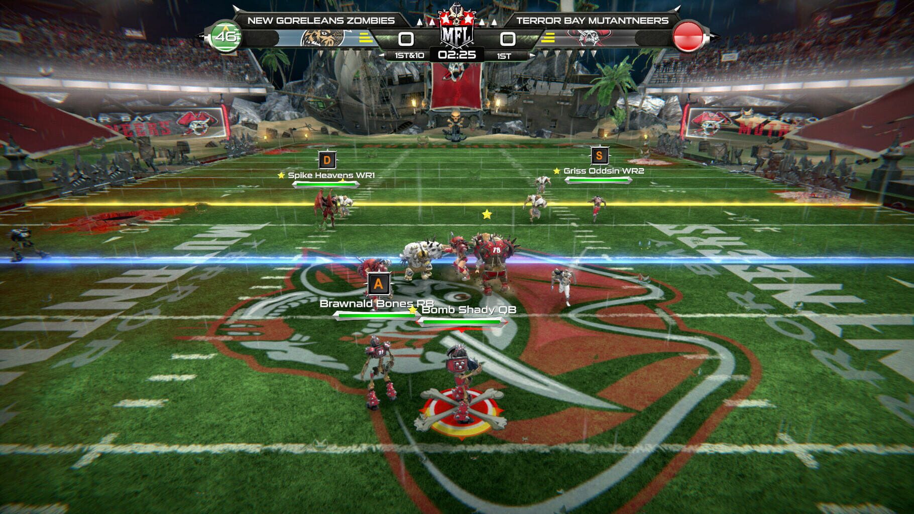 Mutant Football League: Terror Bay Mutantneers screenshot