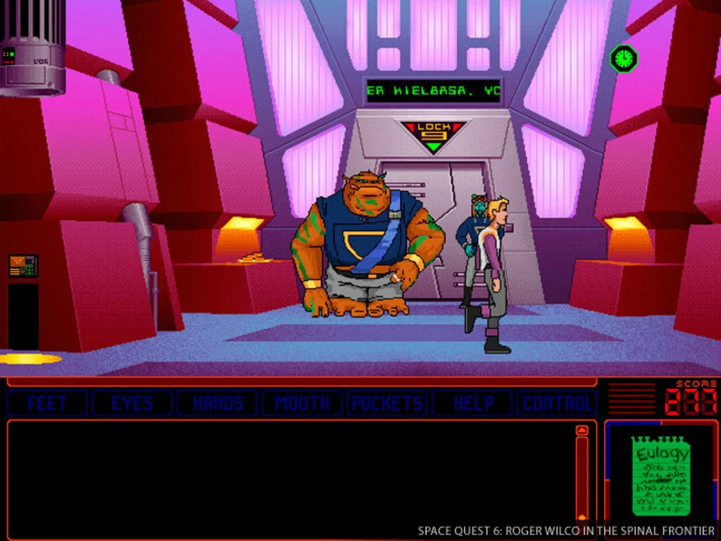 Captura de pantalla - Space Quest 6: The Spinal Frontier