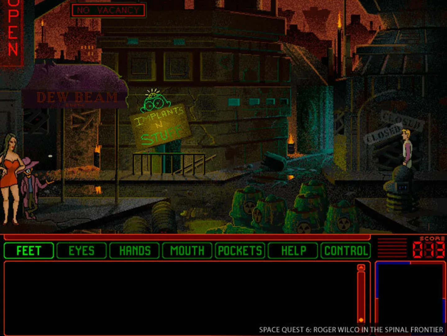 Captura de pantalla - Space Quest 6: The Spinal Frontier