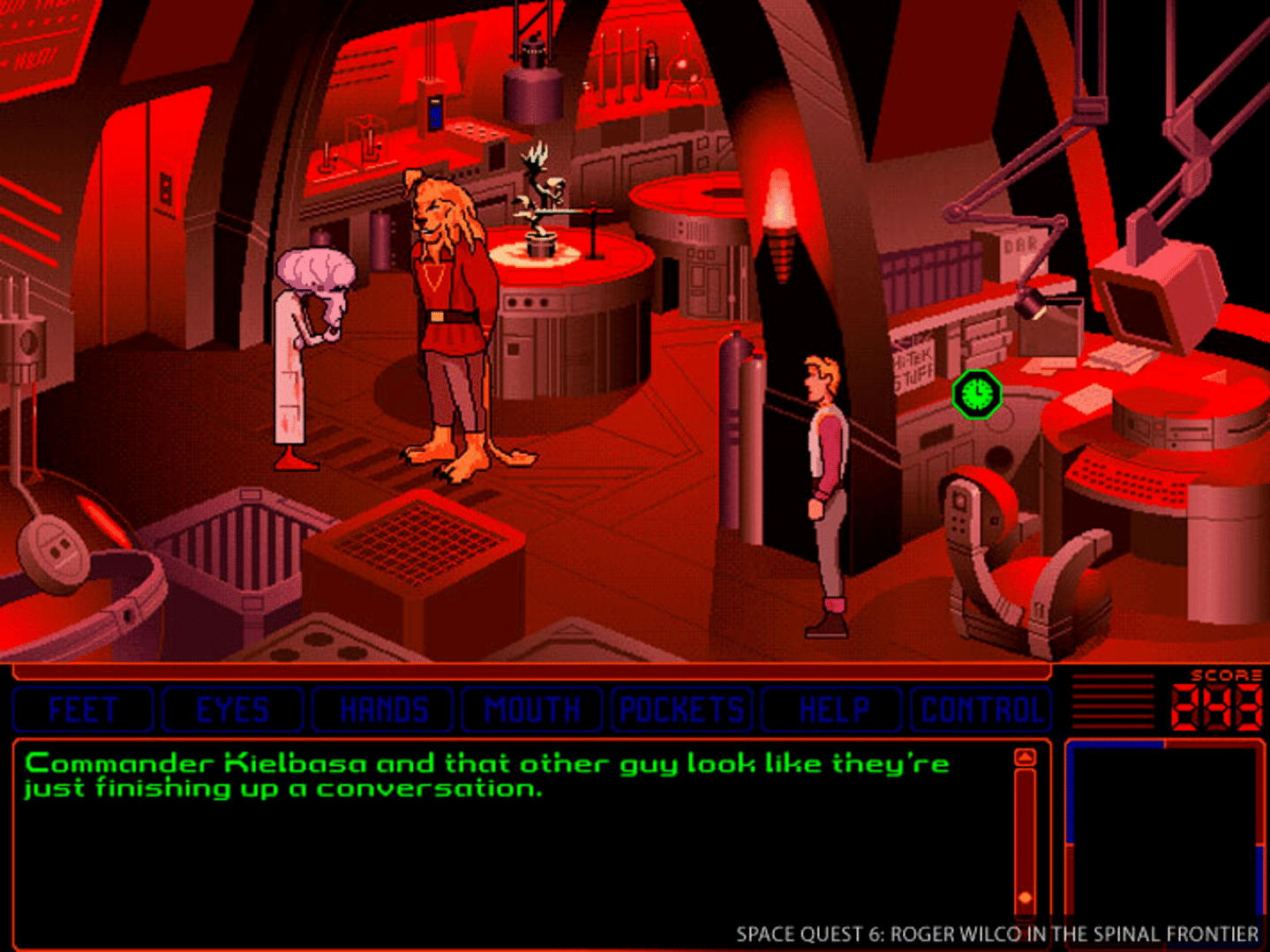 Space Quest 6: The Spinal Frontier screenshot