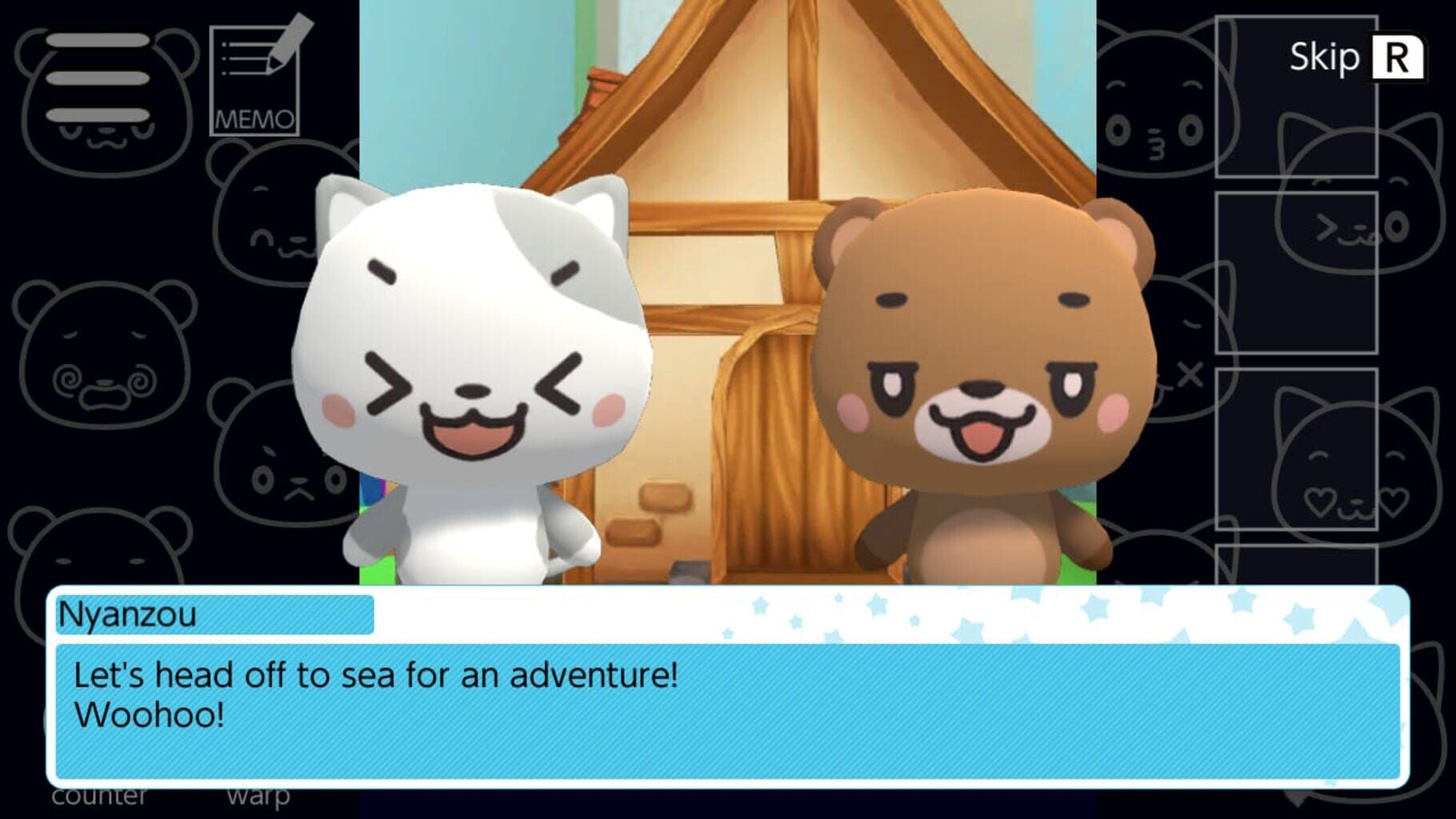 Escape From a Deserted Island: The Adventures of Nyanzou & Kumakichi screenshot