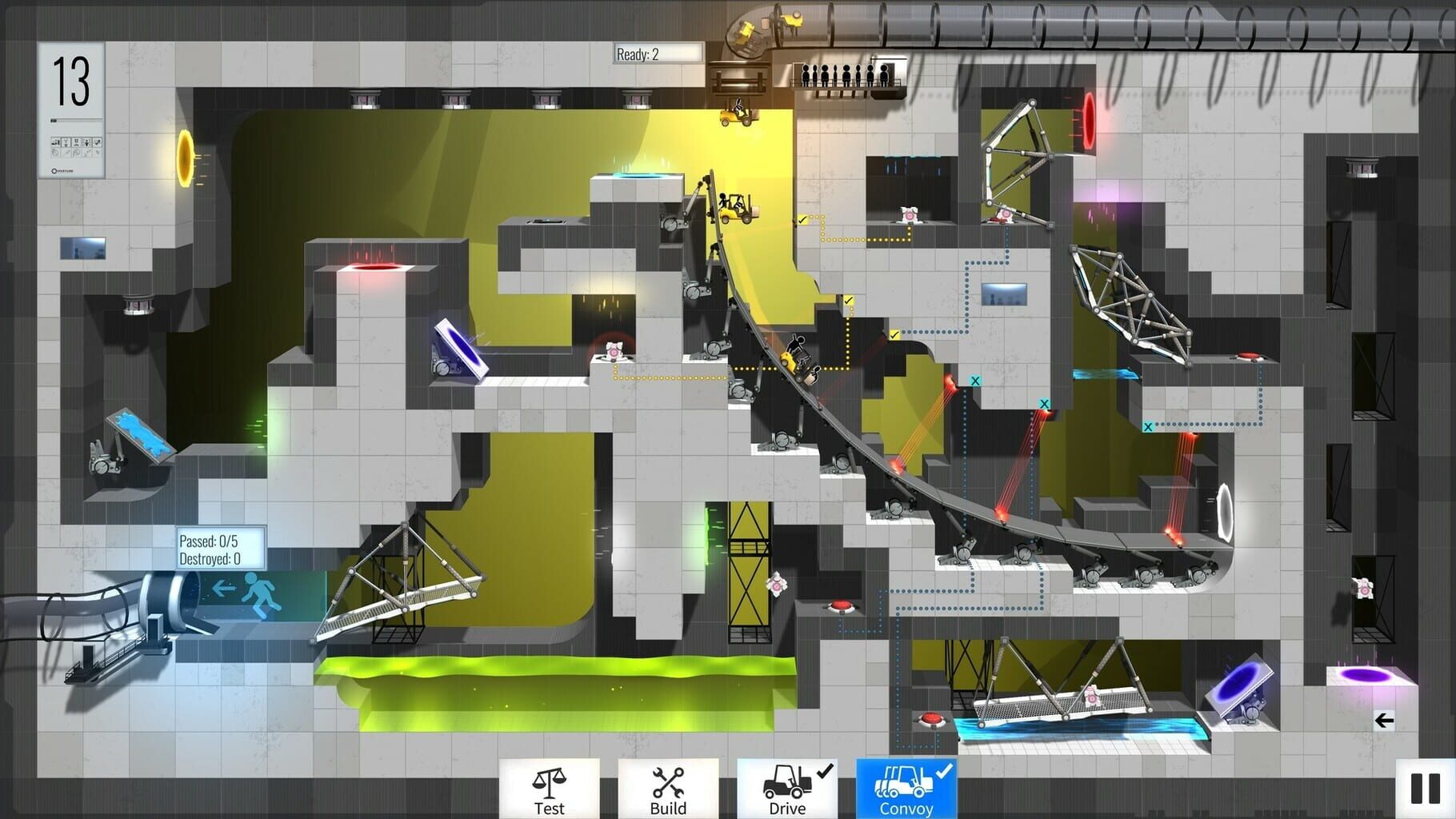 Bridge Constructor Portal: Portal Proficiency screenshot