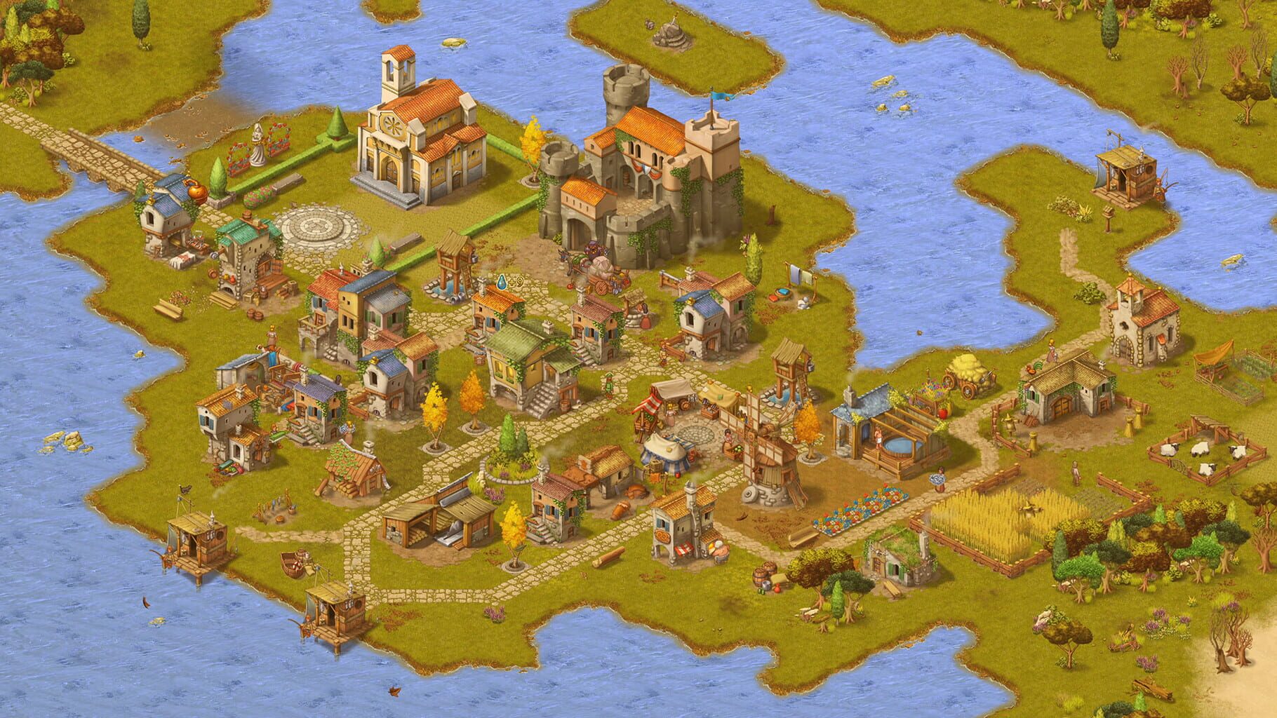 Townsmen: A Kingdom Rebuilt - The Seaside Empire screenshot