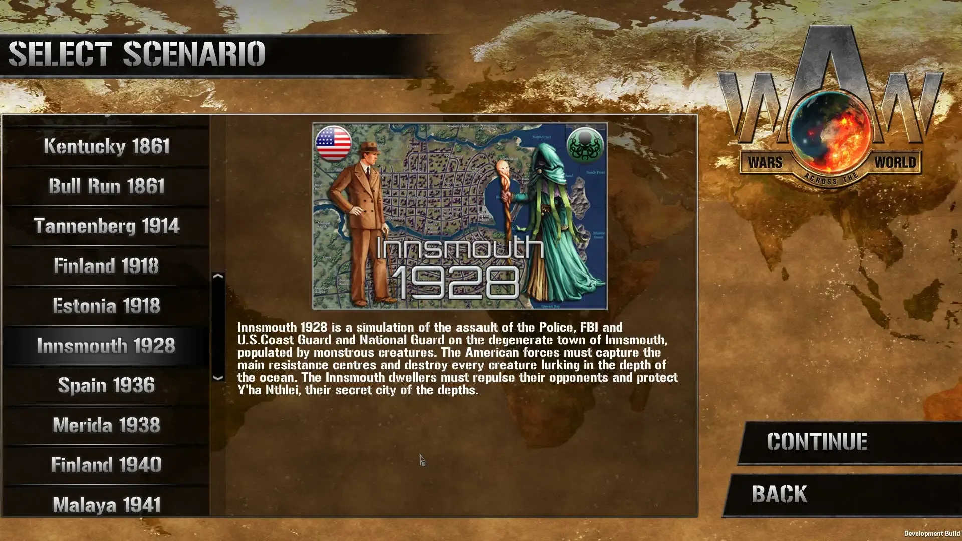 Wars Across the World: Innsmouth 1928