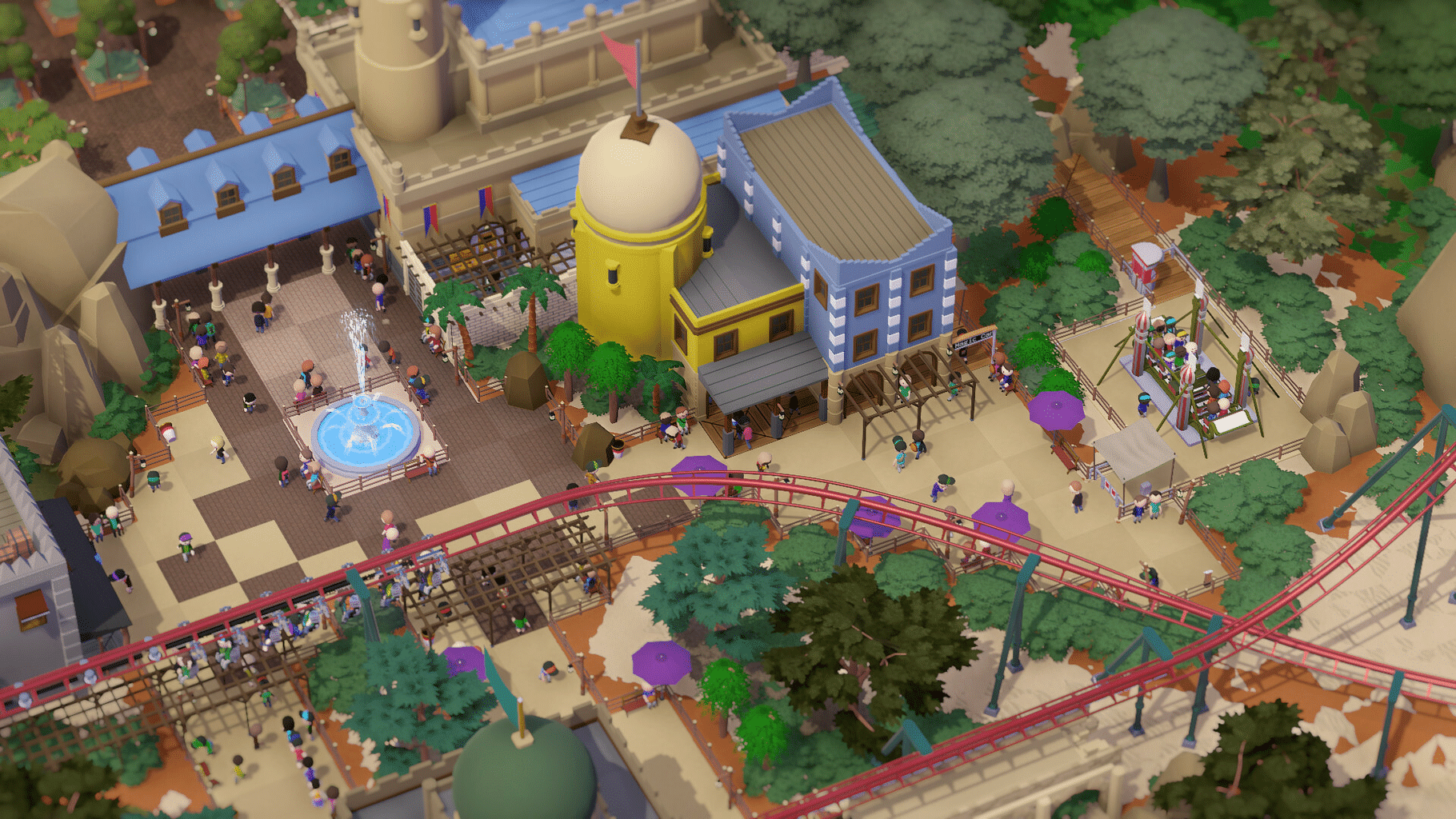 Parkitect: Booms & Blooms screenshot