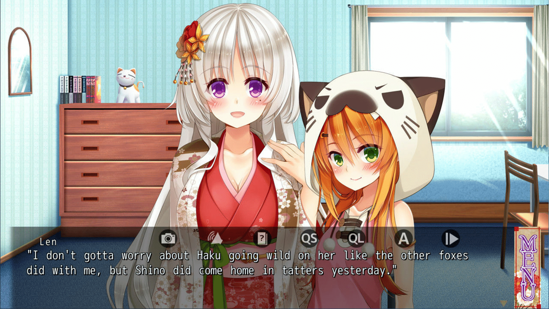 Ne no Kami: The Two Princess Knights of Kyoto - Extra Story screenshot